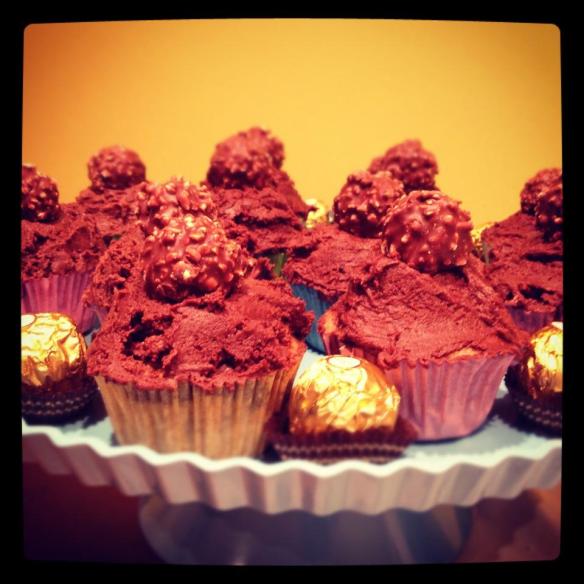 Cupcakes Nutella y Ferrero Rocher